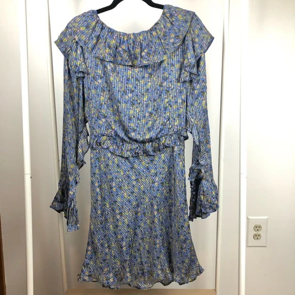 NWT Free People Sweetest Thing Long Sleeve Minidress 12